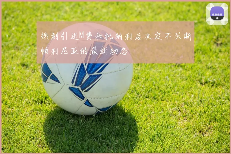 热刺引进M费和托纳利后决定不买断帕利尼亚的最新动态
